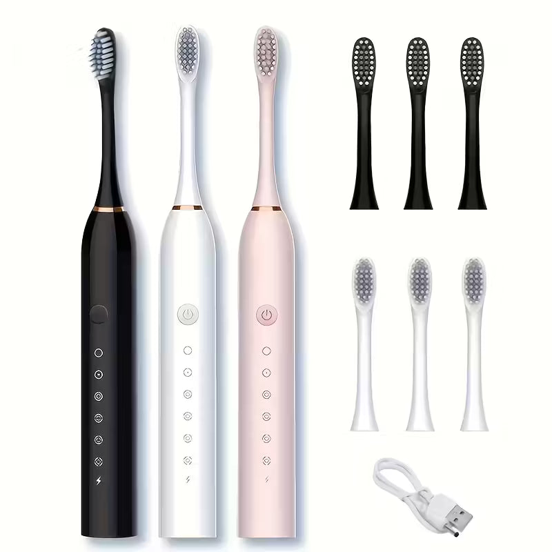 6-Speed Smart Timer Electric Toothbrush