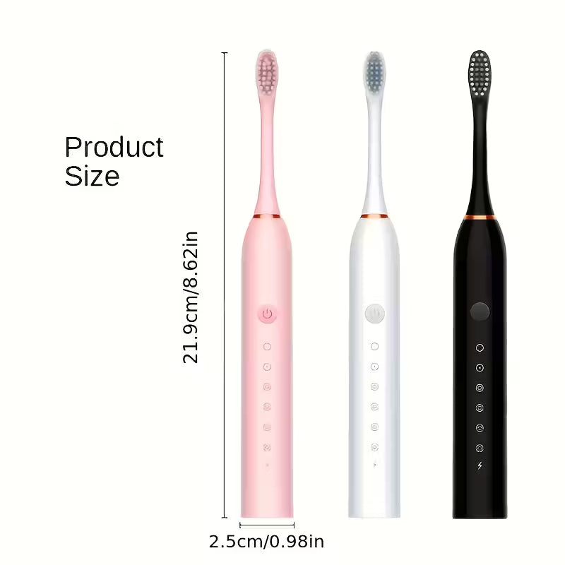 6-Speed Smart Timer Electric Toothbrush