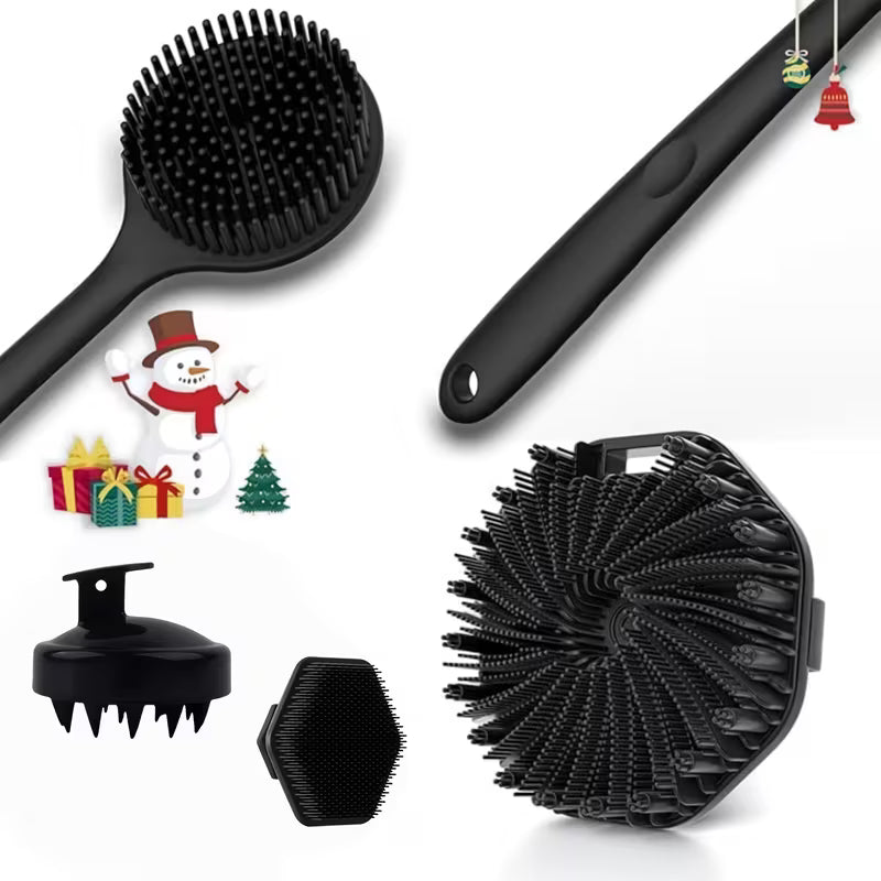 Silicone Bath &  Cleansing Brush Set