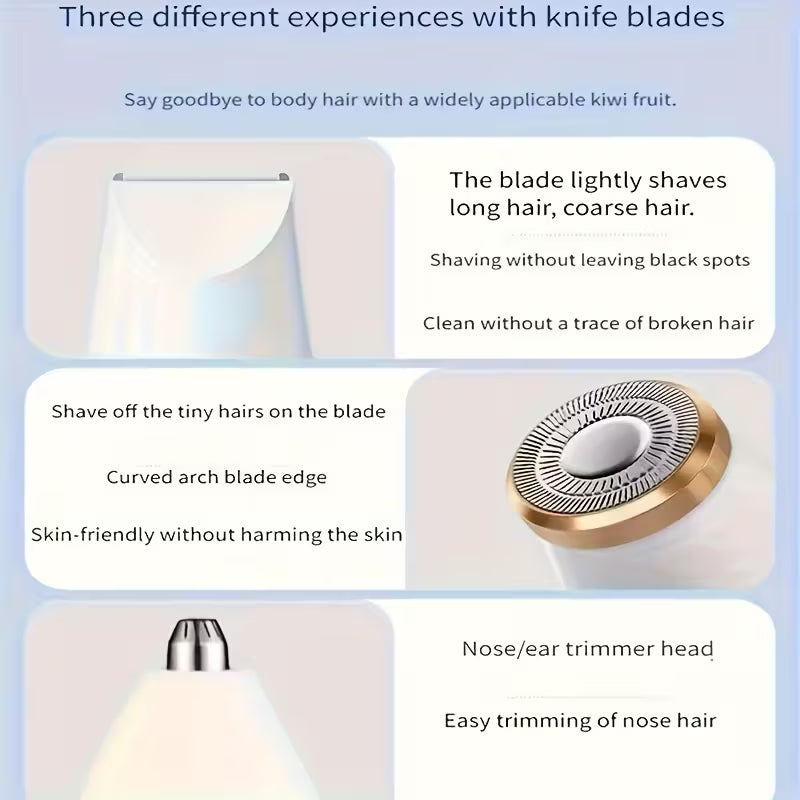 SMORIVA 3-in-1 Electric Hair Removal Set