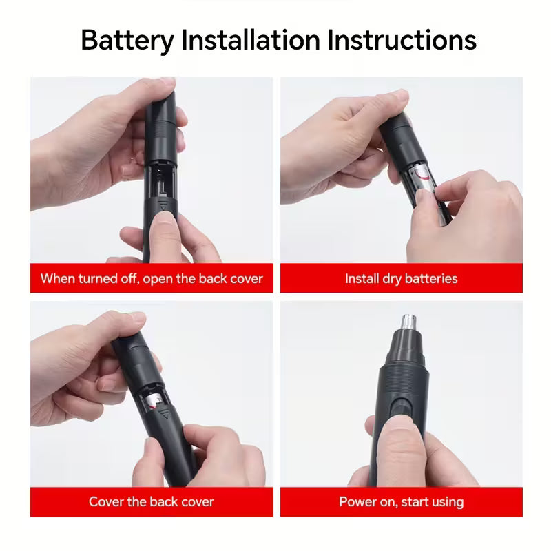SMORIVA Precision Nose &amp; Ear Hair Trimmer