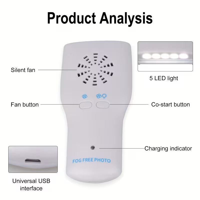 CrystalView™ Anti-Fog Dental Mirror Kit