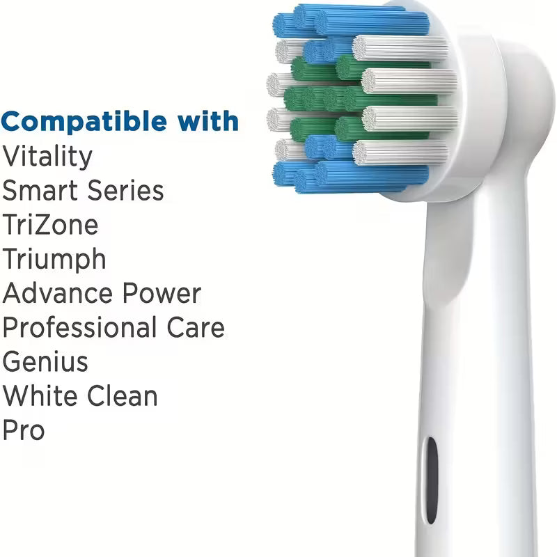 SMORIVA Professional Replacement Toothbrush Heads (16-Pack)