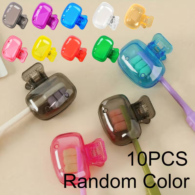 BrushGuard™ Travel Toothbrush Covers (10-Pack)