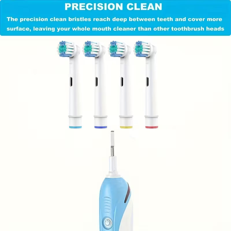 SMORIVA Professional Replacement Toothbrush Heads (16-Pack)