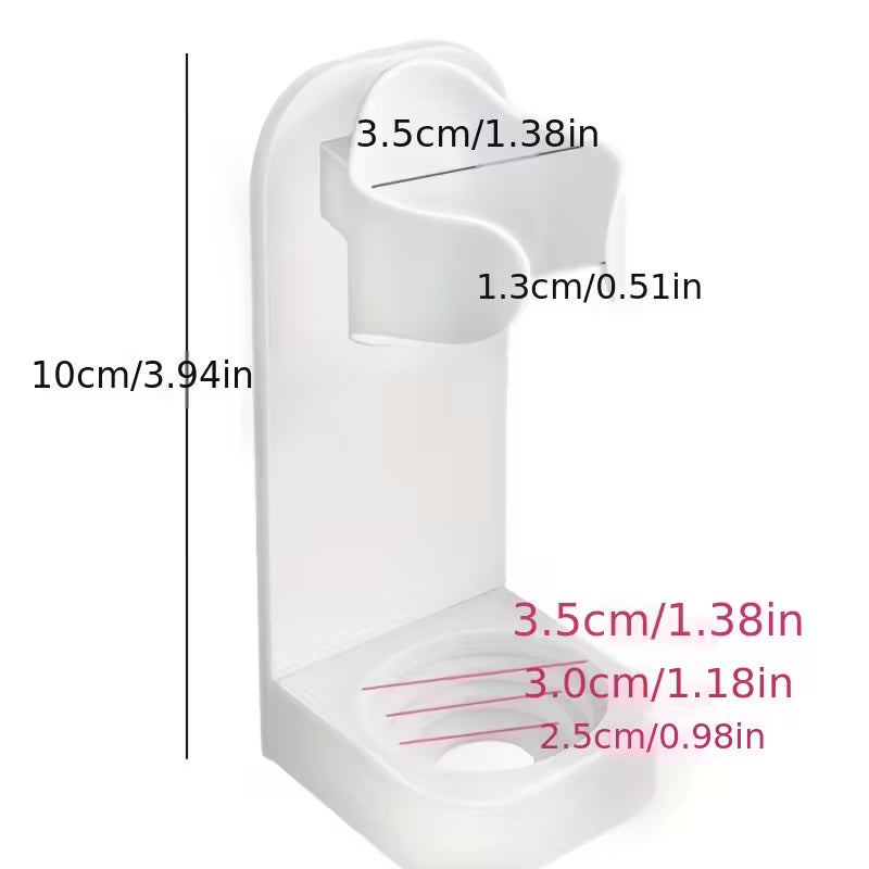 Wall-Mounted Toothbrush Storage Rack
