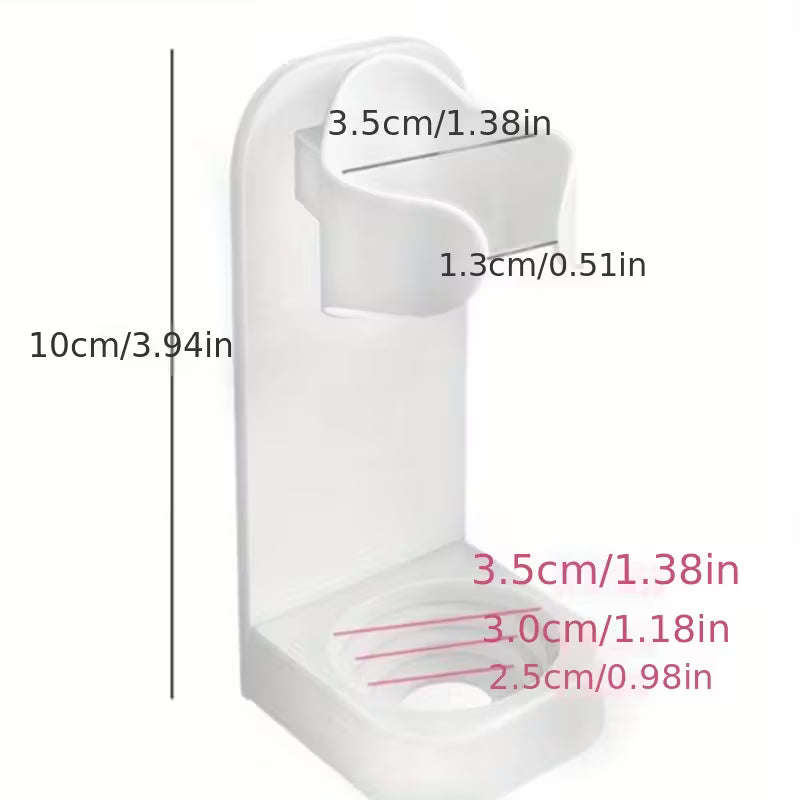 Wall-Mounted Toothbrush Storage Rack