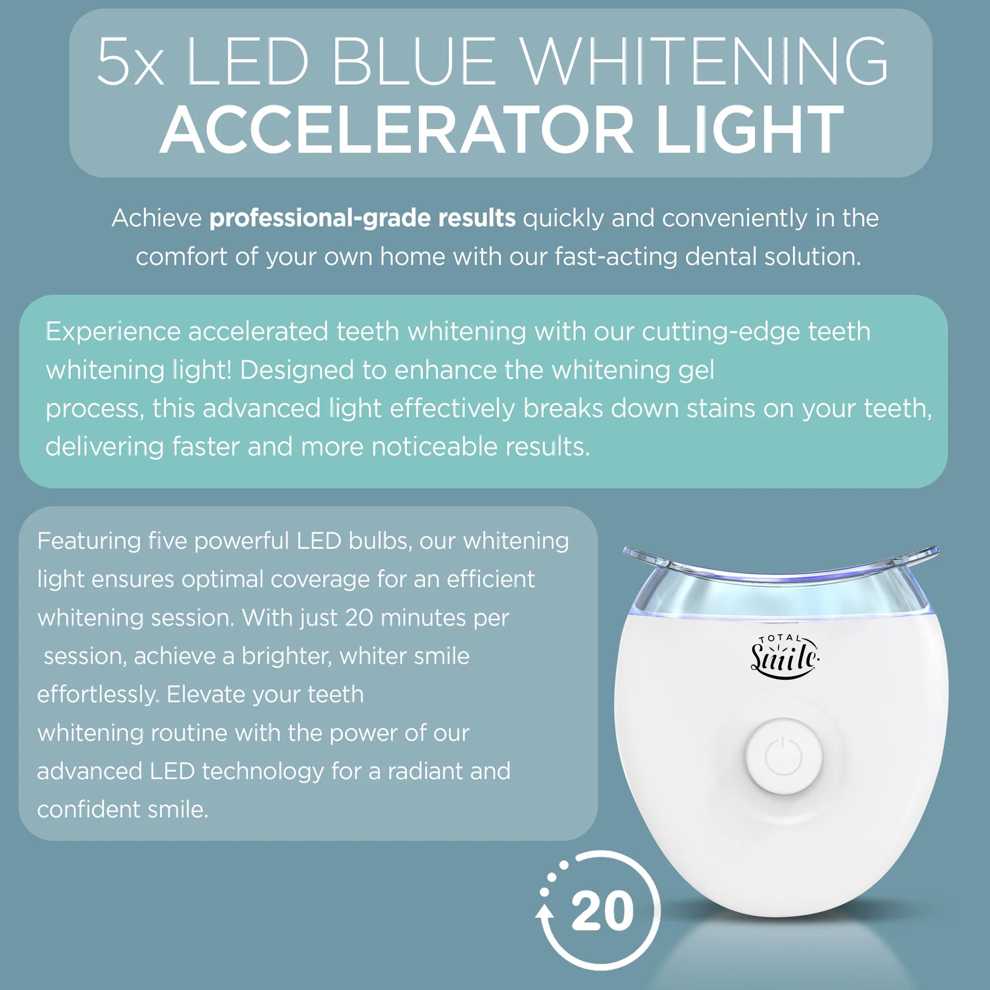 Total Smile Advanced LED Whitening Kit