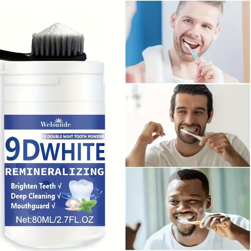 9D White Remineralizing Tooth Powder