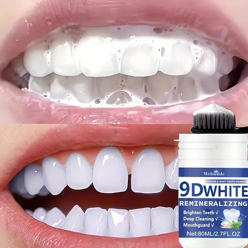 9D White Remineralizing Tooth Powder
